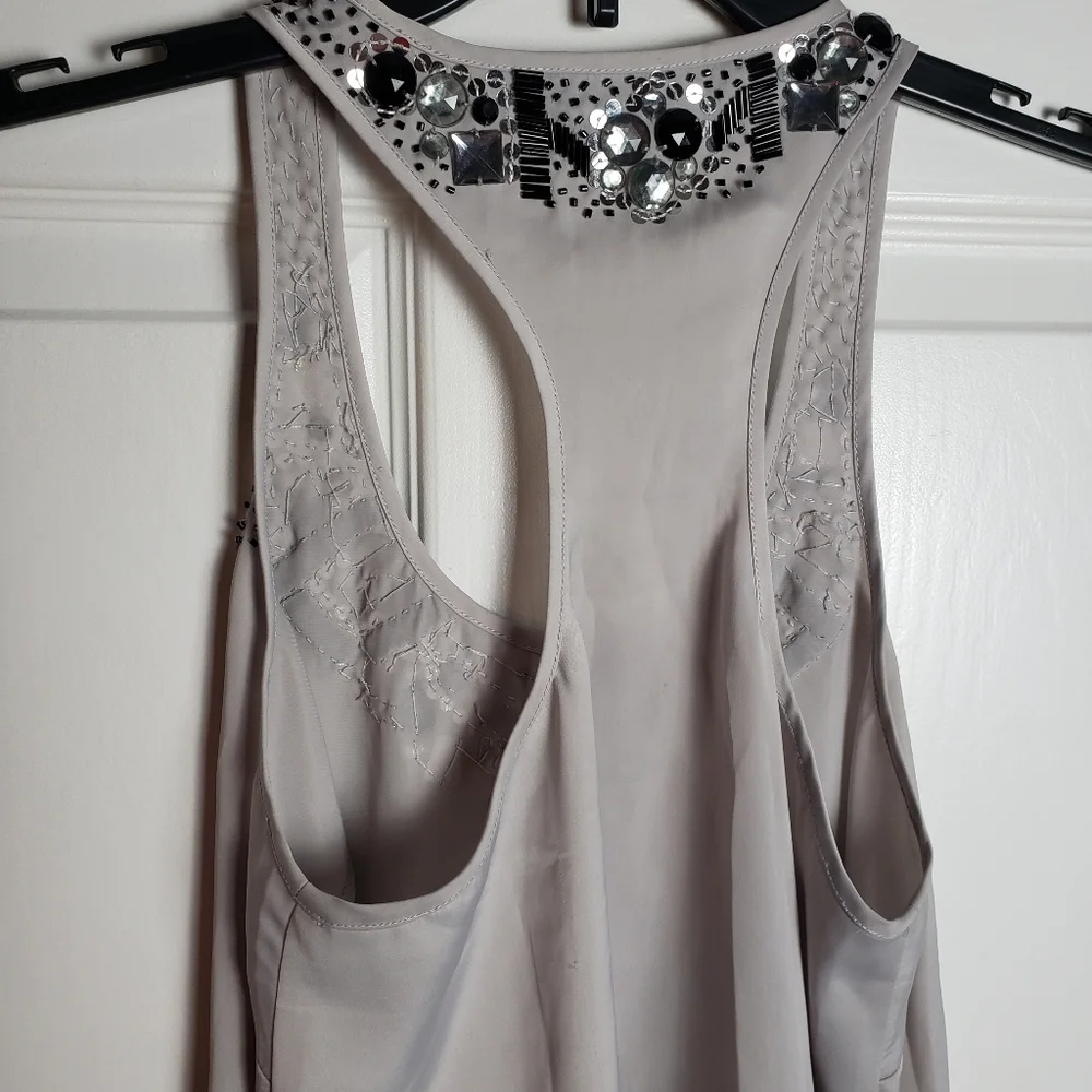 Express Design Studio Jewel Embellished Razorback Tank - Picture 7 of 8